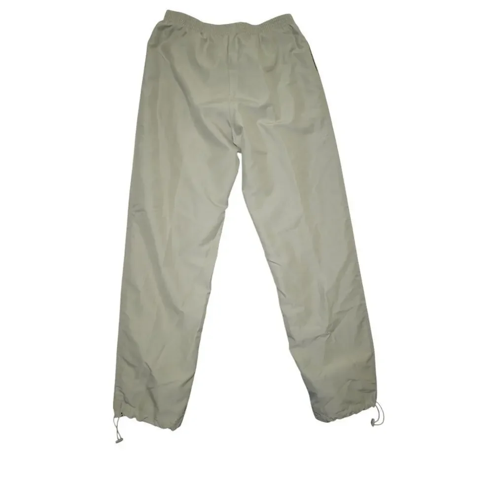 Vintage FILA Track Pants XL (Youth 16) – Gray Nylon Windbreaker  Drawstring Hems